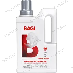 სარეცხი სითხე გელი უნივერსალი კლასიკი Bagi 1 ლ