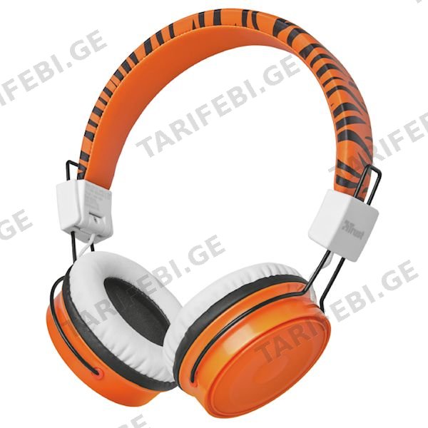 ყურსასმენი TRUST 23583 TRUST BT KIDS HEADPHONES ORANGE