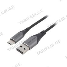 VENTION CODHG USB-C to USB 2.0-A Cable 1.5M Gray Aluminum Alloy Type，3A