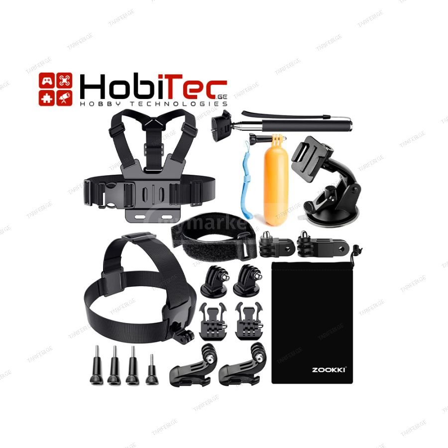 Action Camera Accessories Kit for GoPro Hero, Akaso