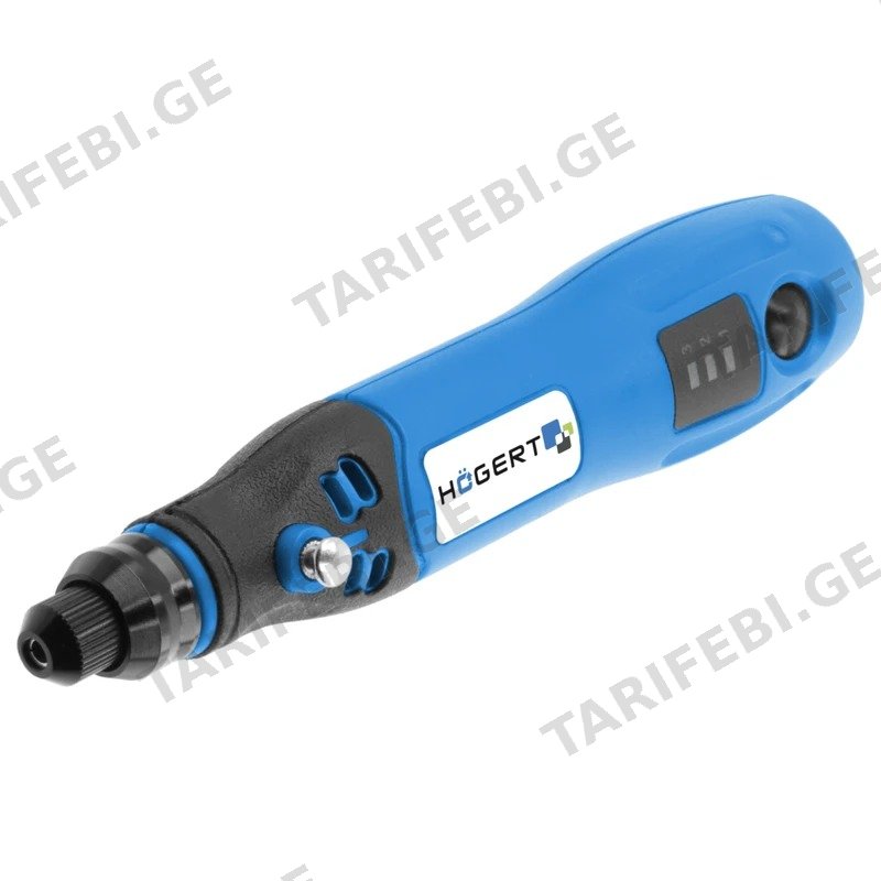 გრავირების მანქანა აკუმულატორული HOGERT HT2E106 15000 ბრ/წთ