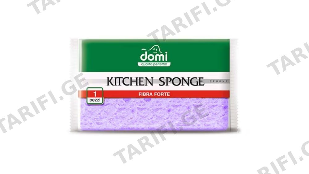 DOMI ჭურჭლის სარეცხი ღრუბელი-1ც
