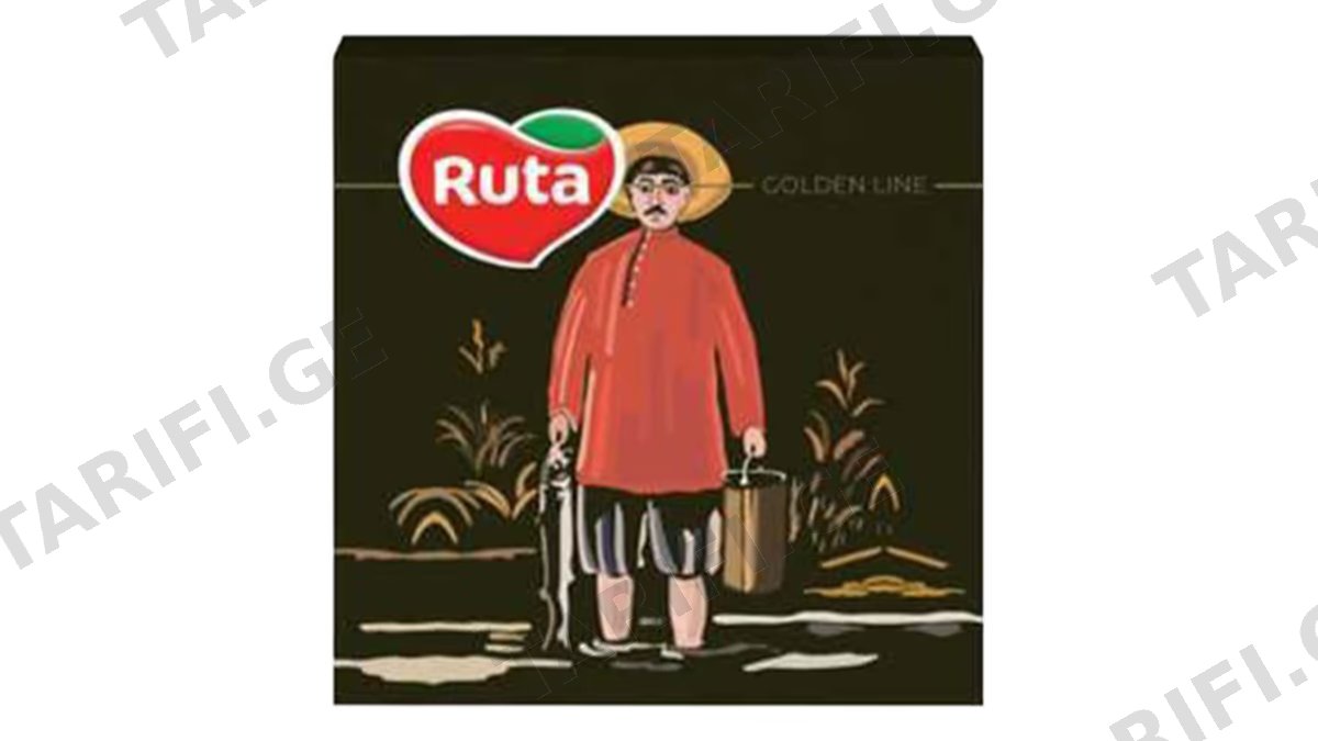 ხელსახოცი /RUTA / მეთევზე 33x33 20ც