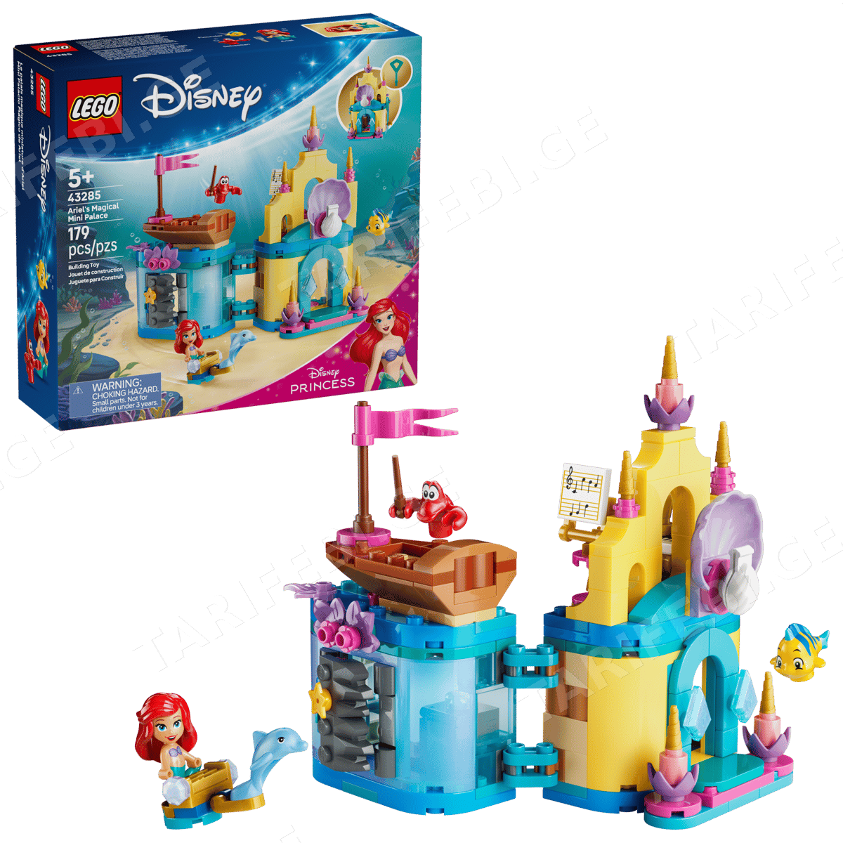 ასაწყობი კონსტრუქცია ARIEL'S MAGICAL MINI PALACE 43285 DISNEY