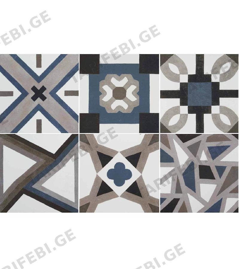 კერამ. ფილა ” NIZA AZUL ” 20X20 ROCA S.A
