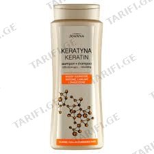 ჯოანა შამპუნი კერატინით 400მლ 3493 Joanna Shampoo with Keratin 400ml
