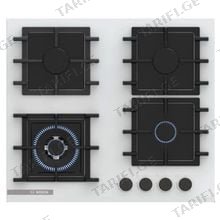 BOSCH PNK6B2P40R გაზის ჩასაშენებელი ქურის ზედაპირი