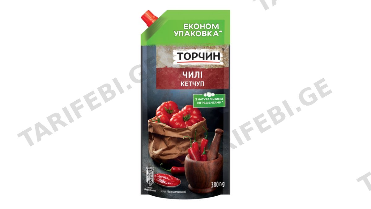 კეტჩუპი ჩილი 380გრ (ტორ)