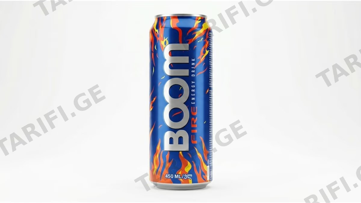 BOOM FIRE ენერგეტიკი ქილა 0,449