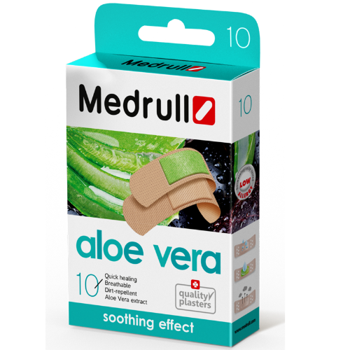 ლეიკოპლასტირი Medrull ნაკრები Aloe vera  #10