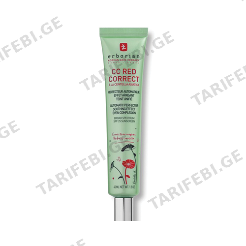 ერბორიანი - CC Red Correct კრემი SPF25 45მლ