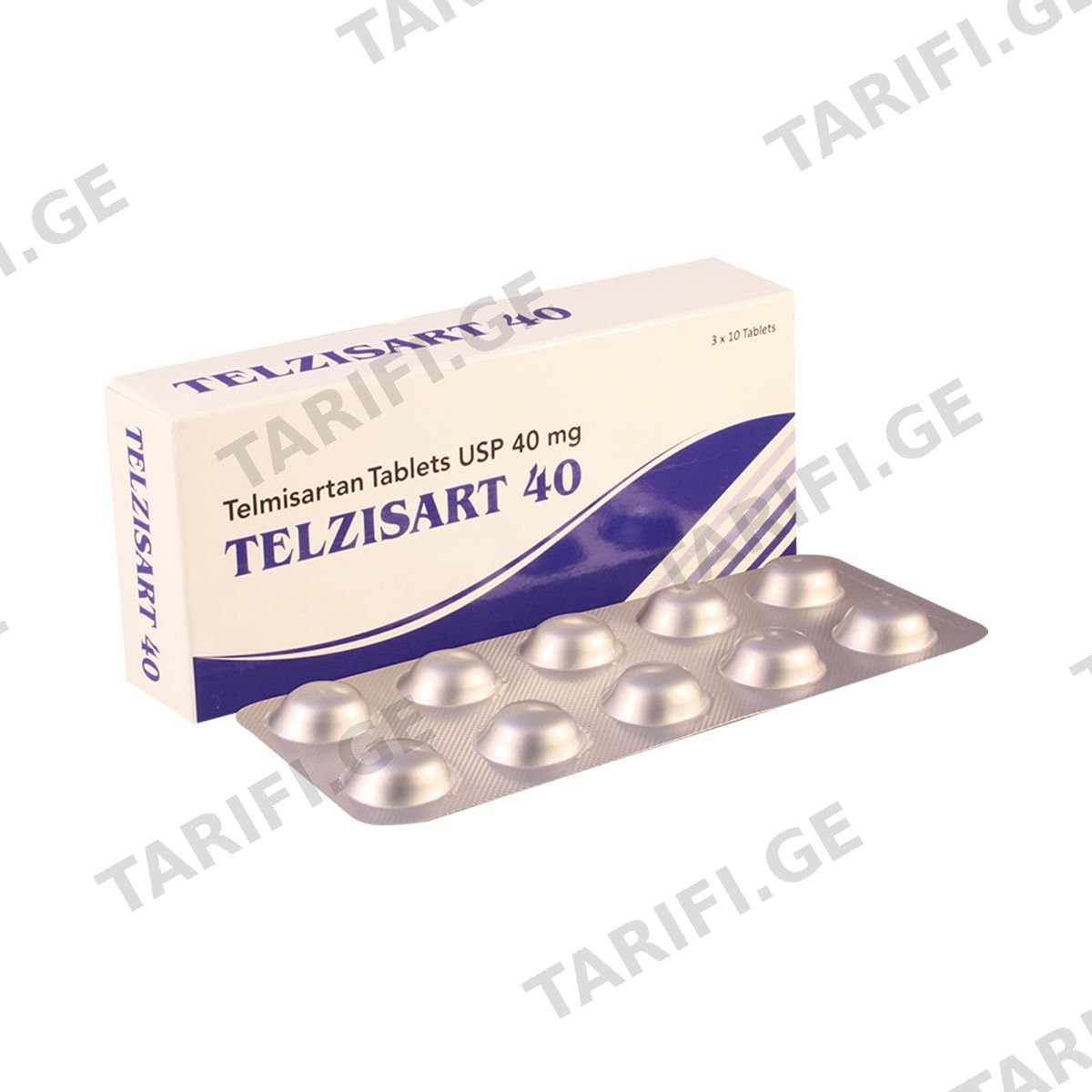 ტელზისარტი 40 - Telzisart 40 40მგ 30 ტაბლეტი