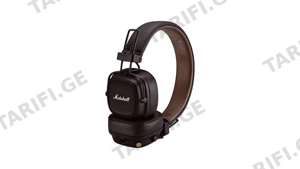 Marshall Major IV Bluetooth brown