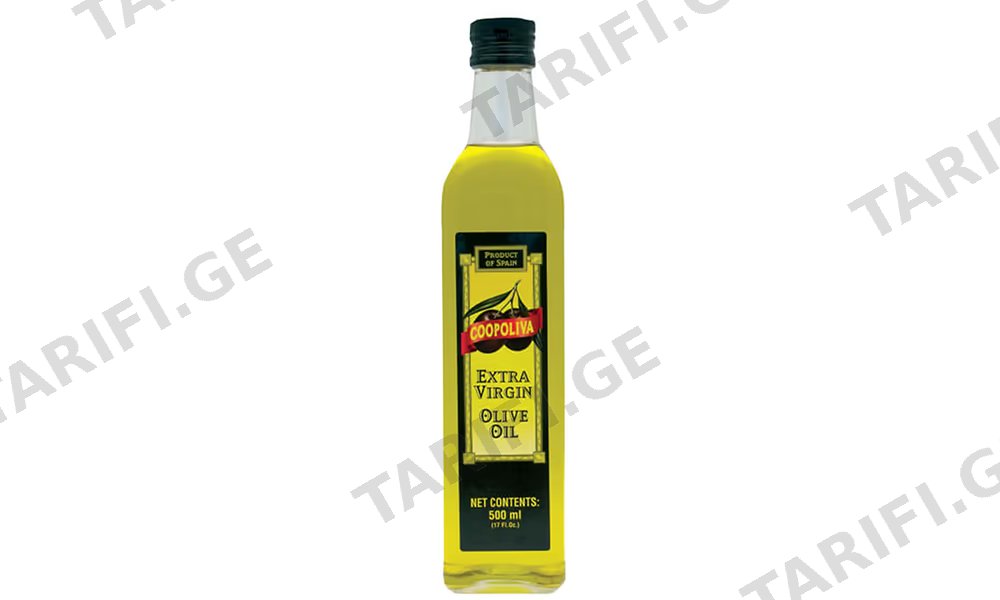 Coopoliva ზეითუნის ზეთი E.V. 500მლ x12