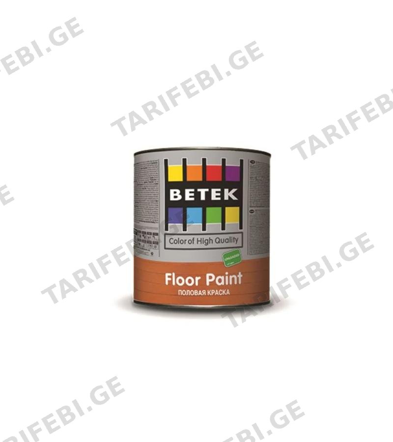 საღებავი Betek Floor Paint 2.5ლტ