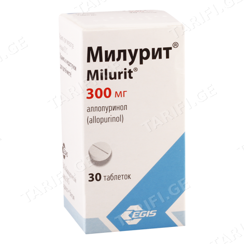 მილურიტი ტაბლეტი 300მგ #30