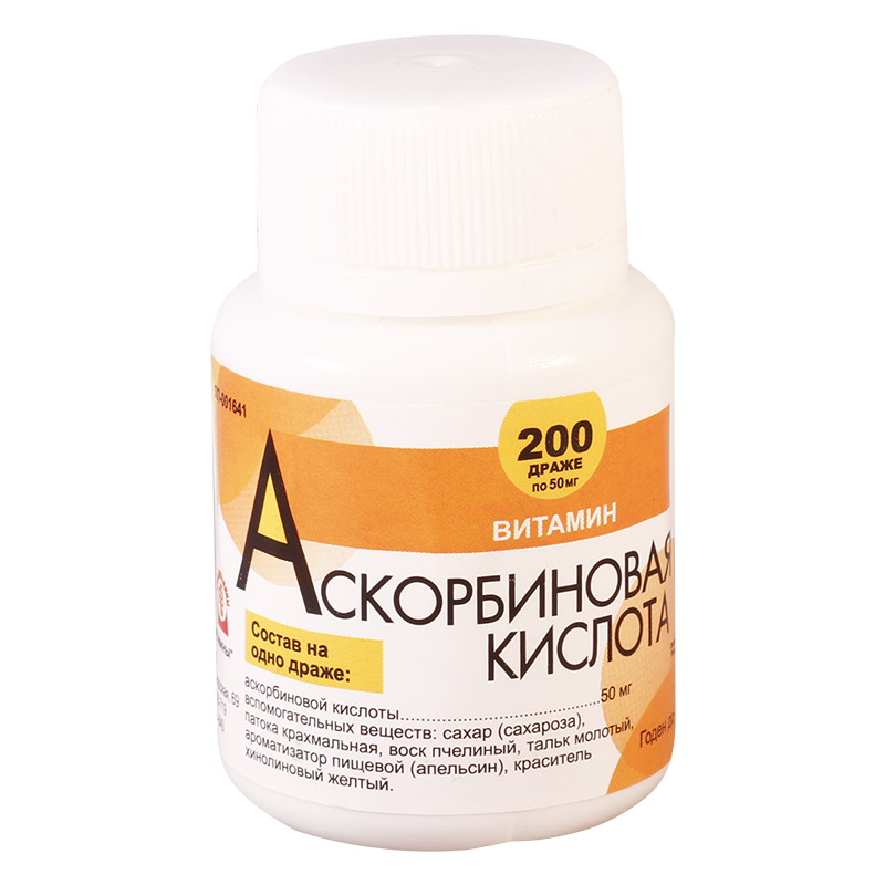 ვიტ C 0.05გ #200დრ