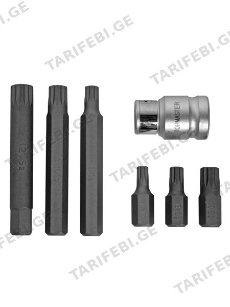 ბიტების ნაკრები Topmaster 330351 M6-M12