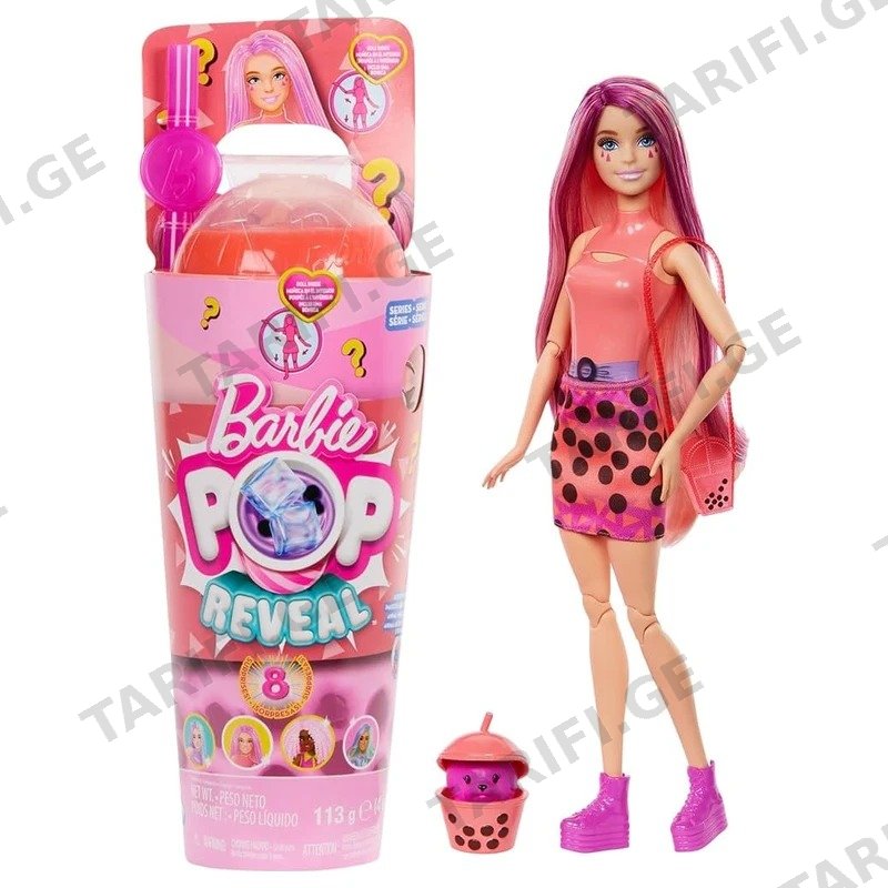 სათამაშო თოჯინა MATTEL BARBIE POP REVEAL JUICY FRUIT SERIES HNW40