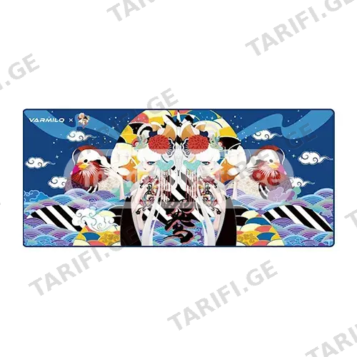 მაუსპადი - Varmilo Lovebirds Blue Desk Mat XL - 90x40 სმ