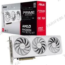 ვიდეო დაფა Asus 90YV0L75-M0NA00 PRIME-RX9070XT-O16G-WHITE, Radeon RX9070XT, 16GB, 256Bit, HDMI, DP, White