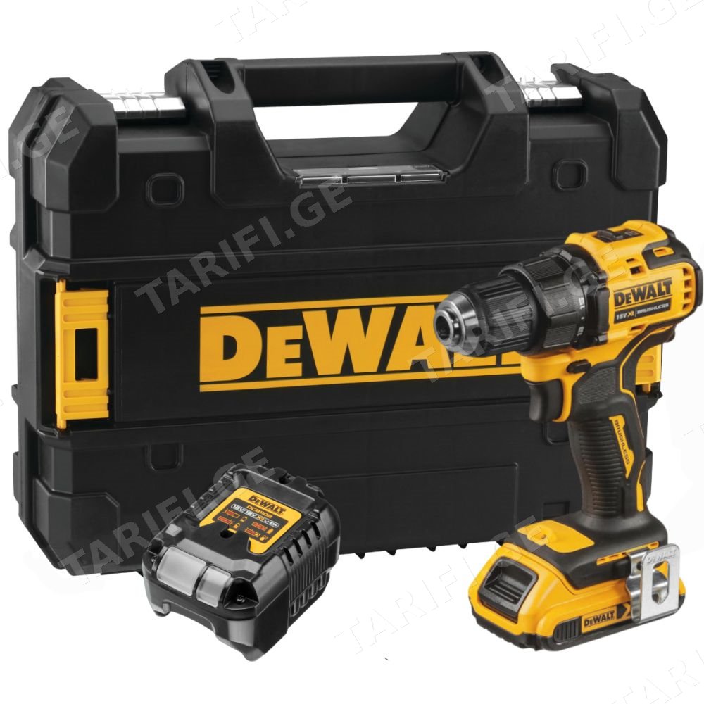 სჭვალსახრახნი აკუმულატორის DeWalt DCD708D1T-QW 18V 1x2Ah