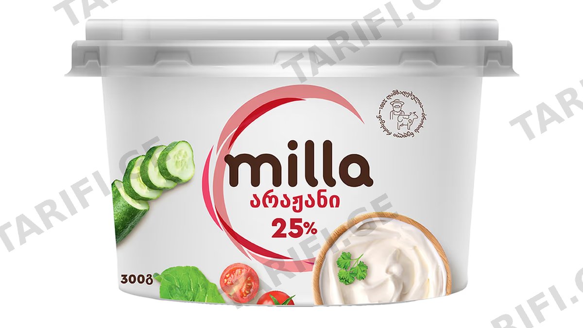 არაჟანი / მილა 25% / 300გრ
