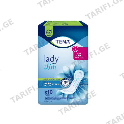 ტენა - უროლოგიური საფენი ქალის tena lady ესტრა #10