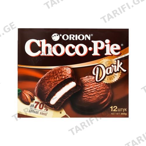 შოკოლადის ბისკვიტი Choco Pie Dark 30გრ