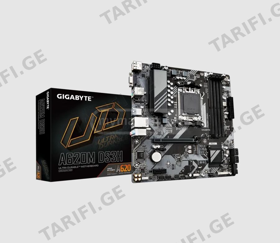 დედაბარათი GIGABYTE A620M DS3H AM5 DDR5 A620