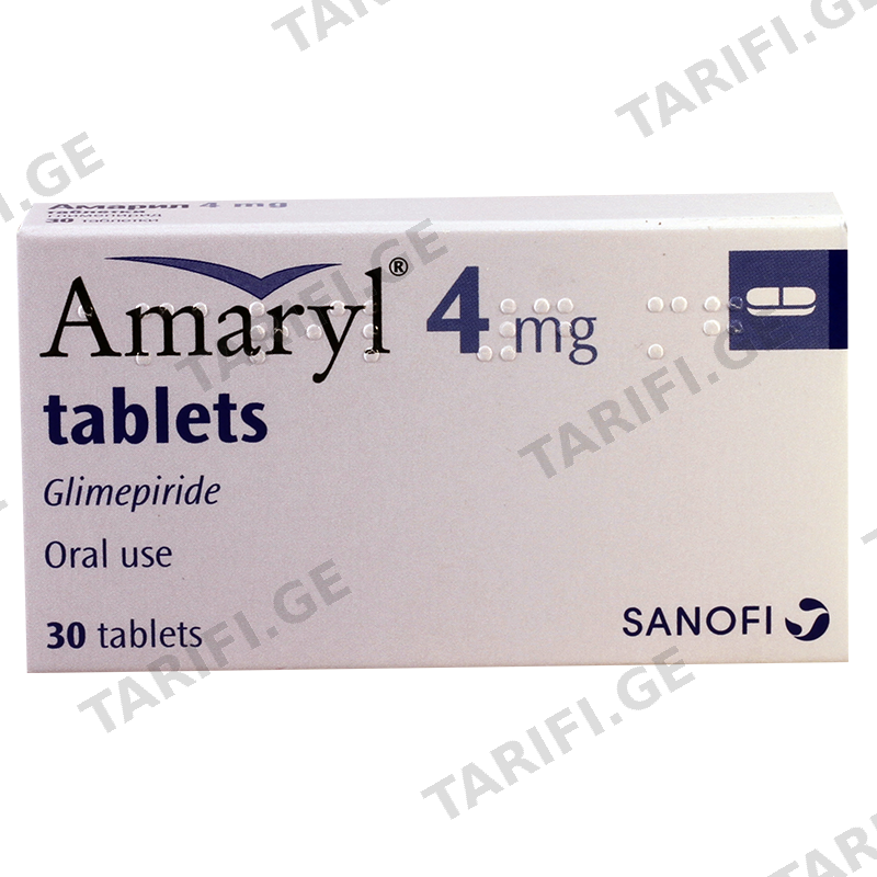 ამარილი 4მგ ტბ #30 amarili 4mg tb N30 ®
