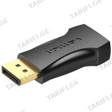 VENTION HBOB0 DisplayPort Male to HDMI Female Adapter Black (DP to HDMI)