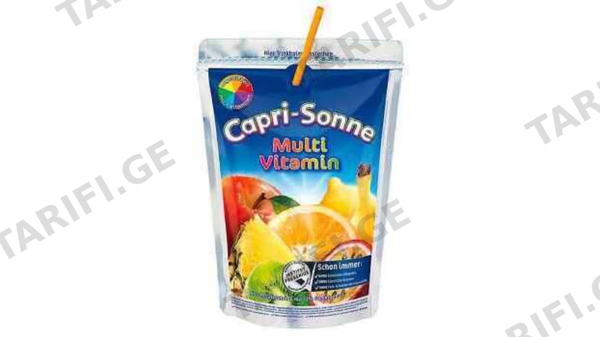 წვენი /CAPRI SUN მულტივიტამინი /0.2ლ