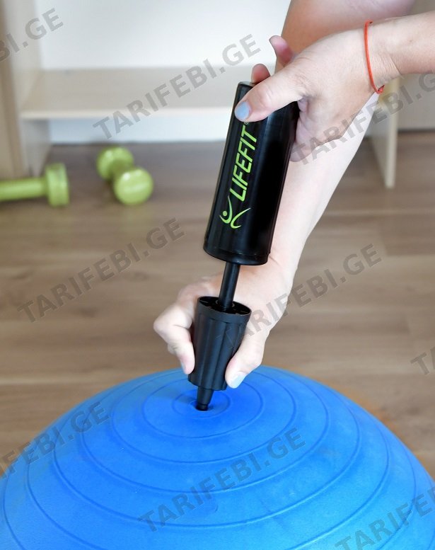 ხელის ტუმბო გიმნასტიკის LIFEFIT Pump of gymnastic ball