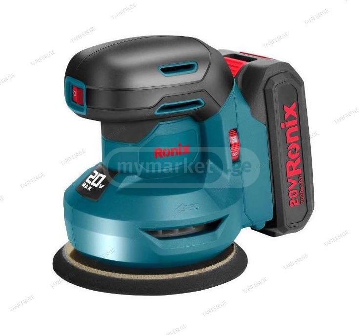 უსადენო ორბიტალური ზუმფარა Ronix-8610c 20v (ელემენტის გარეშე