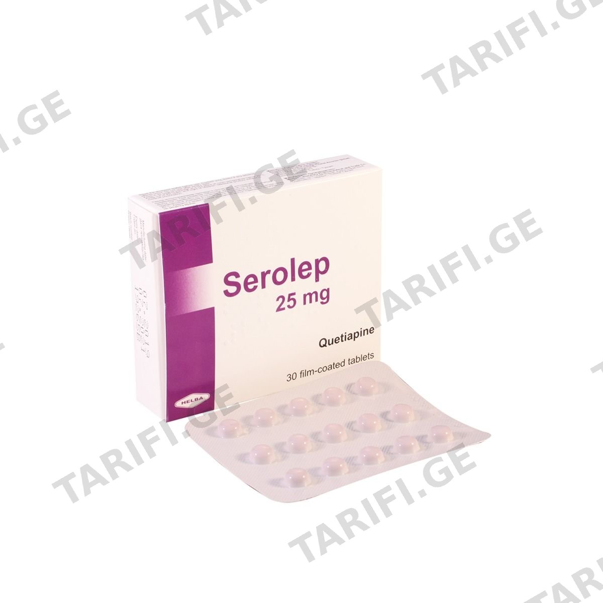 სეროლეპი ტაბ.25მგ N30
