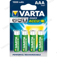 აკუმულატორი VARTA 1000 mAh AAA