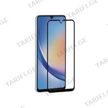 Glass Pro+ Full Screen Tempered Glass 111D Samsung A346 Galaxy A34 Black