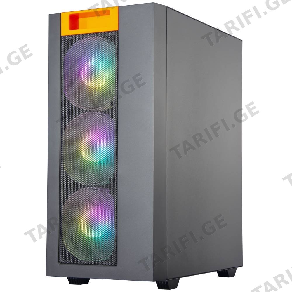 ქეისი ALLX AX-G2045, Computer Case, Micro-ATX, ATX, USB 3.0x1, USB 1.0x2, AUDIO, Black