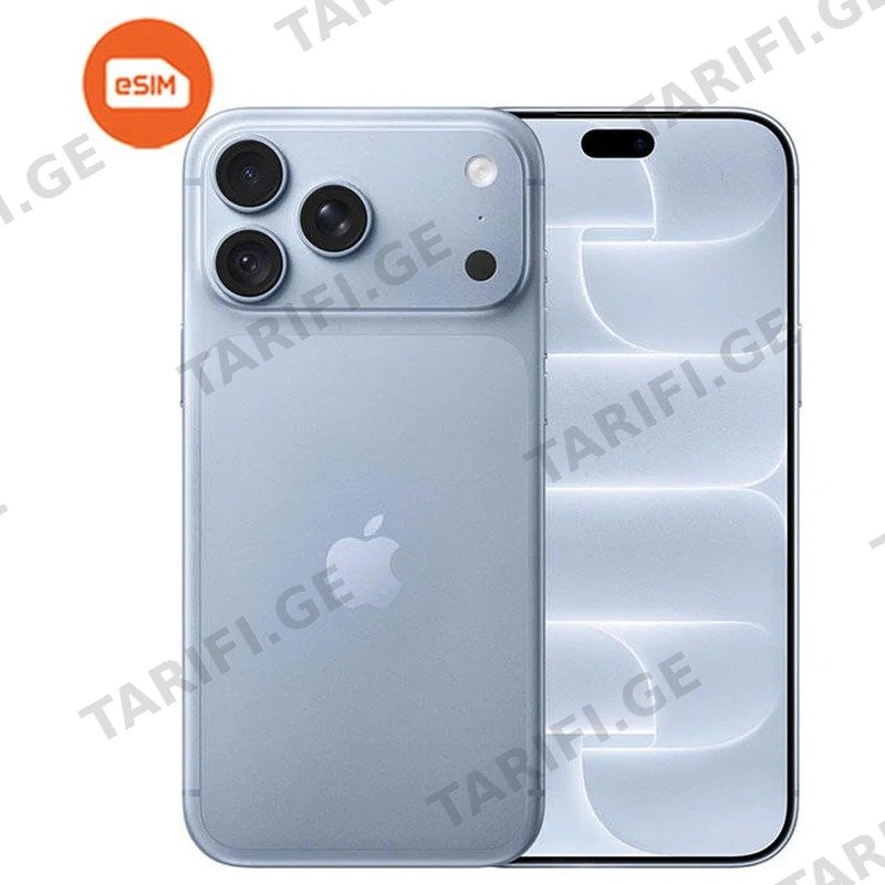 მობილური ტელეფონი APPLE IPHONE 18 PRO MAX 512GB E-SIM ONLY GLACIER