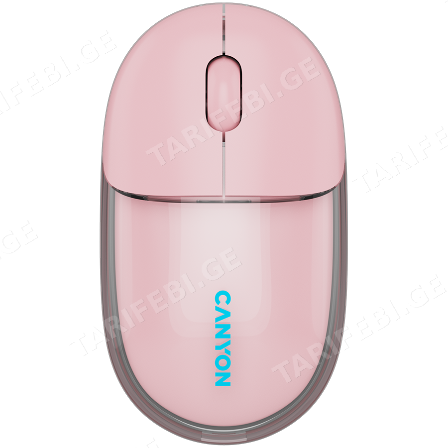 CANYON mouse OnClick 24 BT/ Wireless Transparent/Pink