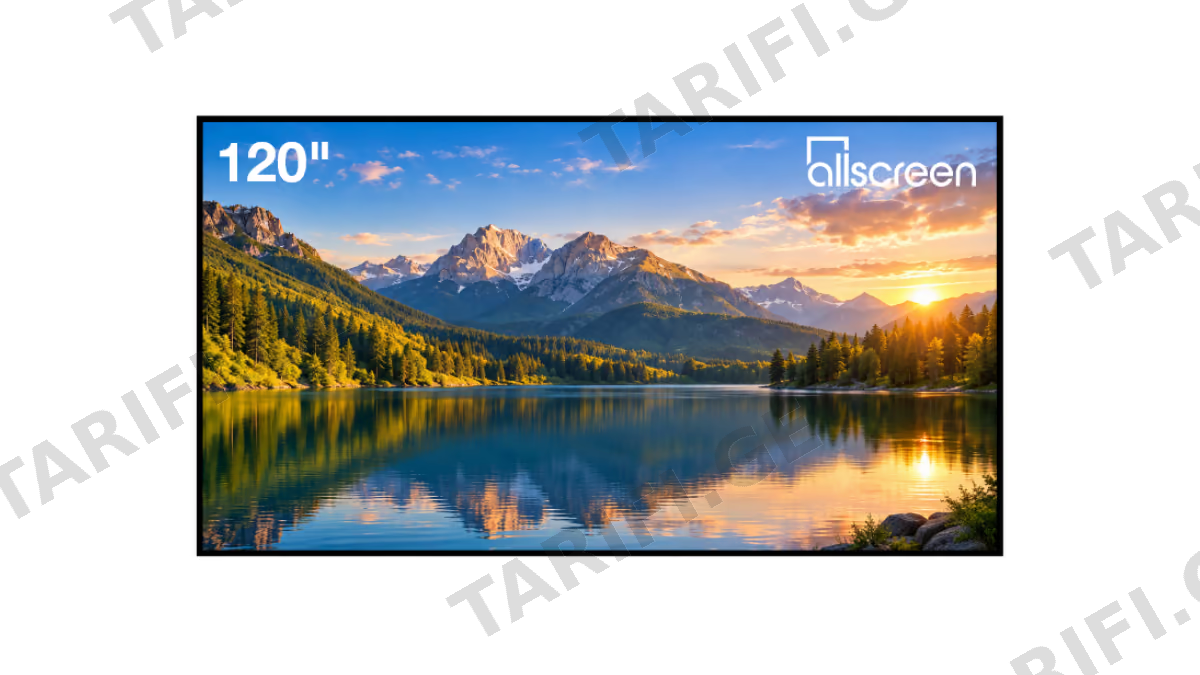 პროექტორის ეკრანი Allscreen CNF120HBC, ULTRA THIN BEZEL SCREEN, 265x149CM, 120", 16:9, ALR, 170°