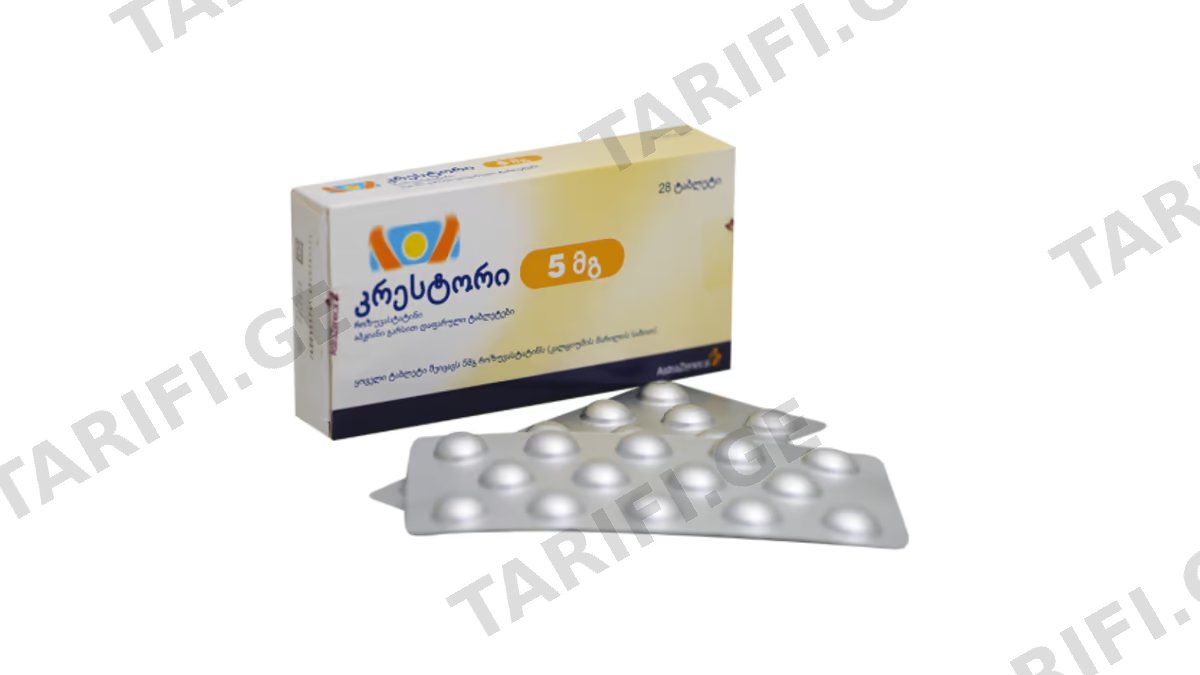 კრესტორი ტაბ. 5მგ.N28