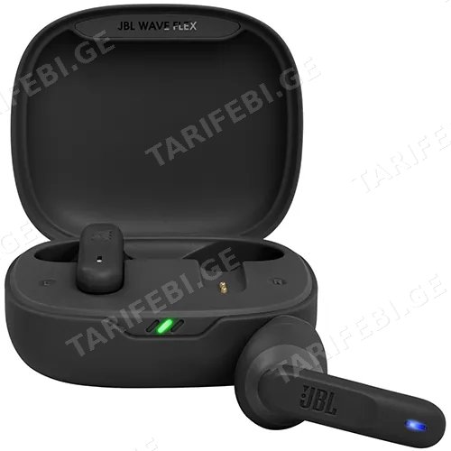 ყურსასმენი JBL Wave Flex True Wireless Noise Cancelling Earbuds Black