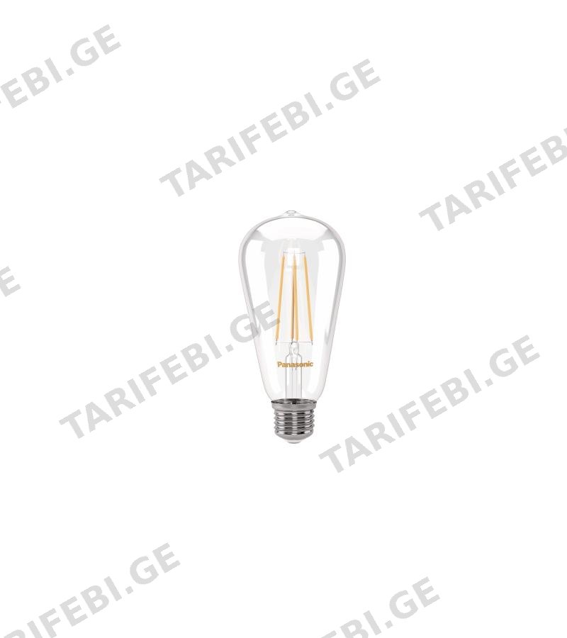 ნათურა LED E27 ST64 EG ფერი. 2700K 7 W #LDSCH07LH1EC მწარ. Panasonic