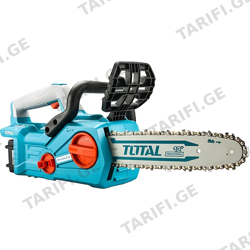 აკუმულატორული ჯაჭვური ხერხი TOTAL TGSLI201286 (20 V, 220-270 MM)