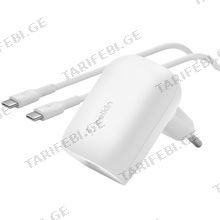 მობილურის დამტენი BELKIN WCA005VF1MWH-B6 30W USB-C