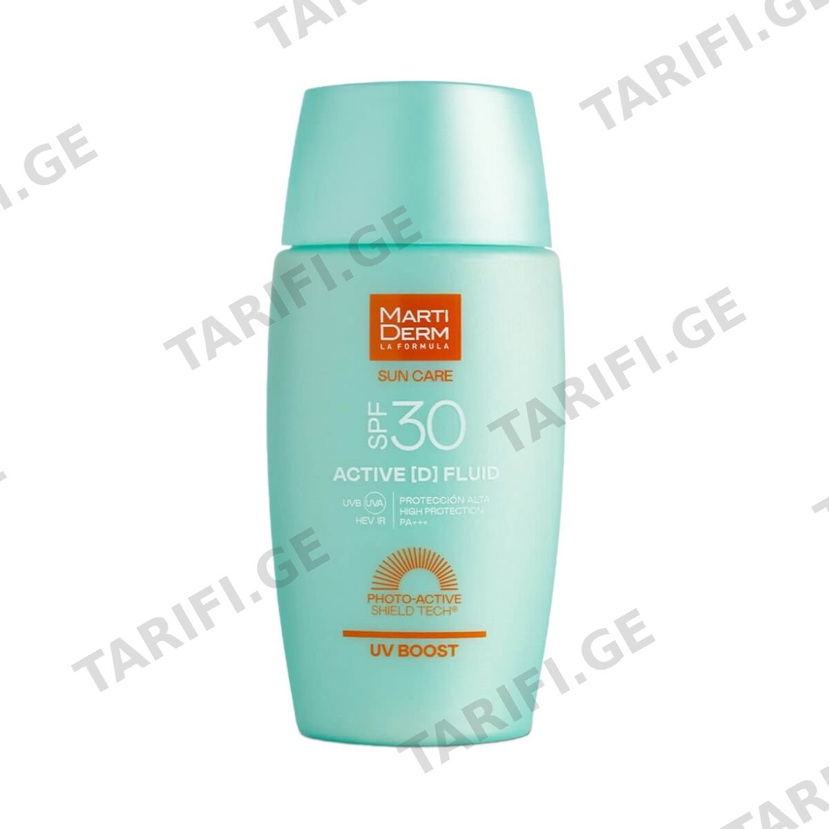 მზისგან დამცავი ფლუიდი Spf30 Active D 50მლ 1744 მარტიდერმი - Martiderm