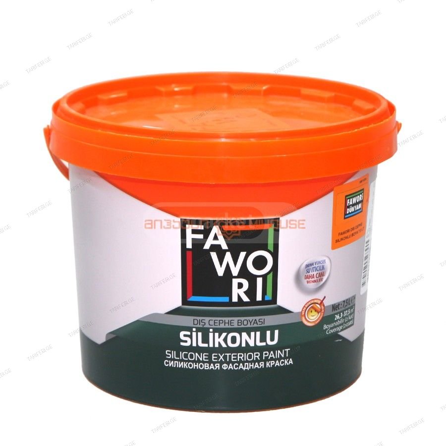 საღებავი თეთრი 7.5ლ FW.EXT.SIL.PAINT
