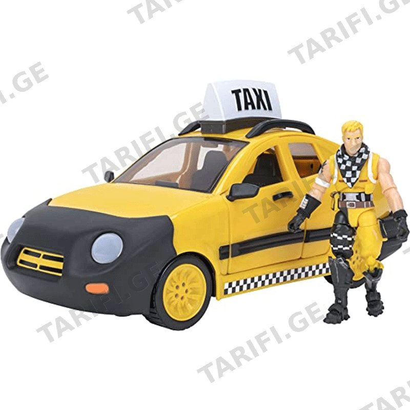 სათამაშო ტაქსის მანქანა FORTNITE JOY RIDE TAXI VEHICLE FNT0817